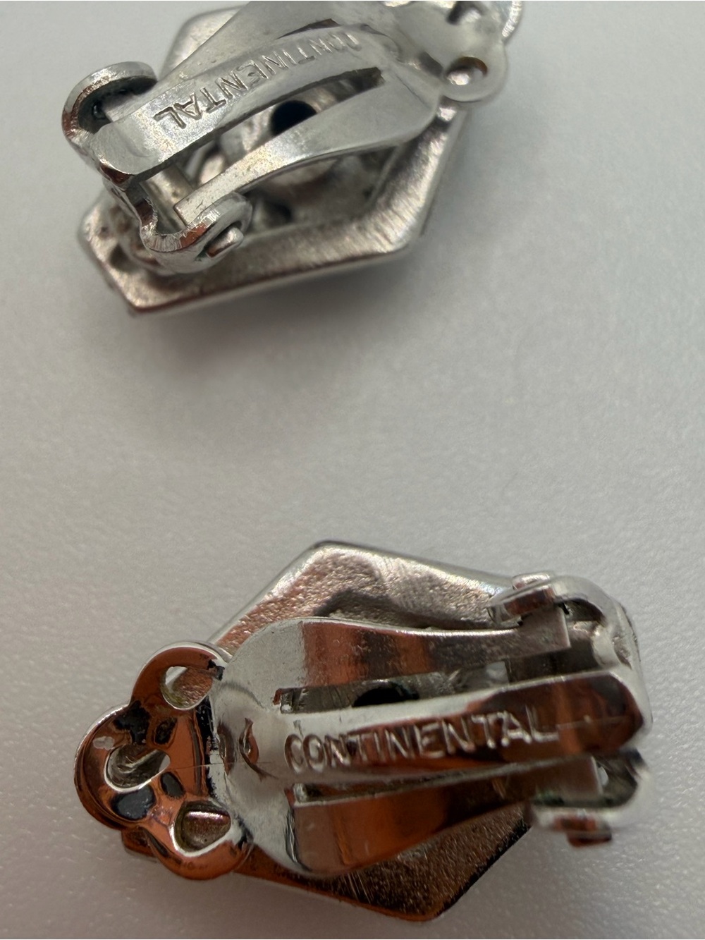 Silver-Tone Clip Earrings - Classic Silver